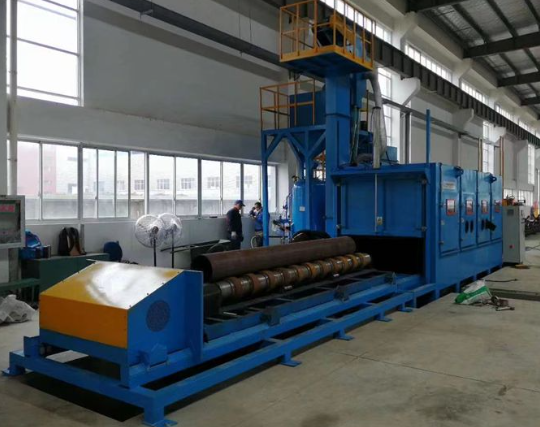 黔西南喷砂机在管道除锈中的现场施工应用